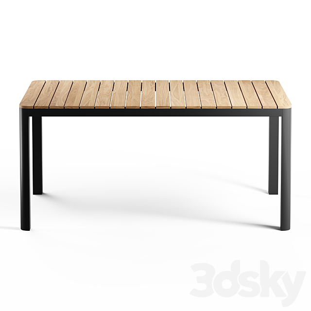 Kave Home – Bona Solid table 3DS Max Model - thumbnail 2