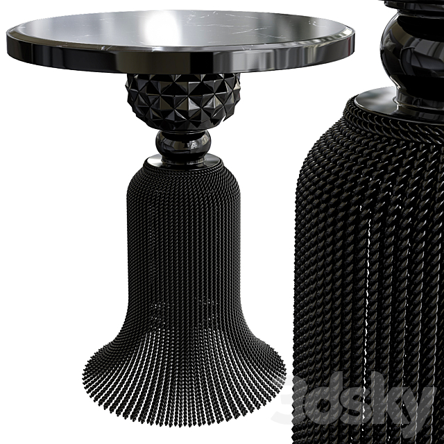 Kay Noir Marble Tassel Table 3DSMax File - thumbnail 1