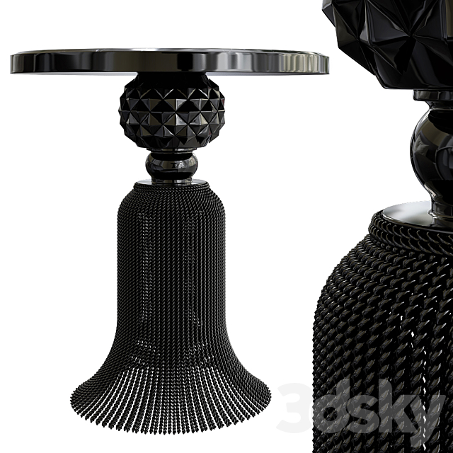 Kay Noir Marble Tassel Table 3DSMax File - thumbnail 2