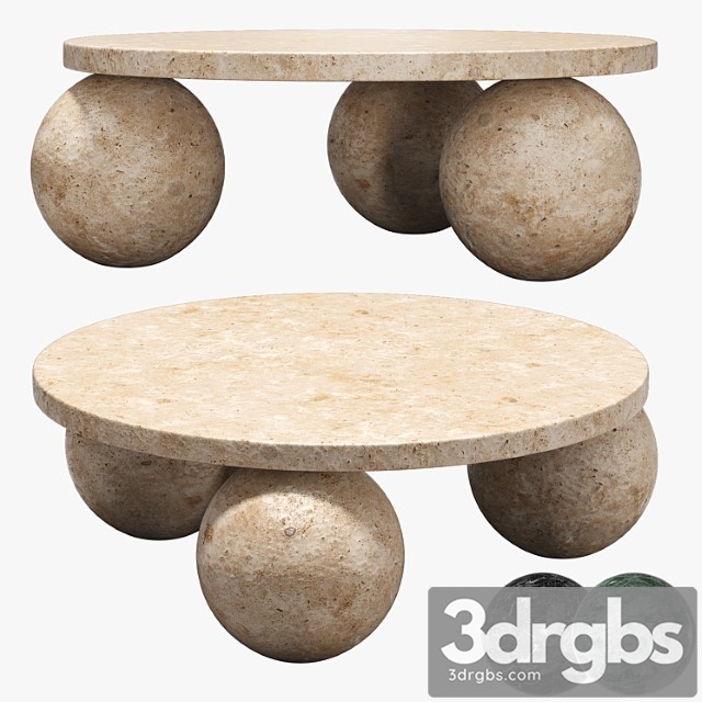 Kelly Wearstler Morro Coffee Table 3dsmax Download - thumbnail 1