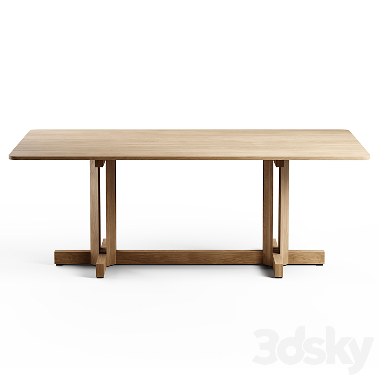 Kettal – Altar dinning table (set) 3DS Max Model - thumbnail 2