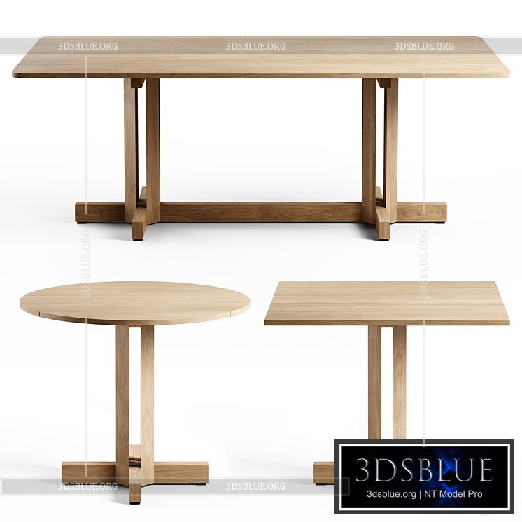 Kettal – Altar dinning table (set) 3DS Max - thumbnail 3