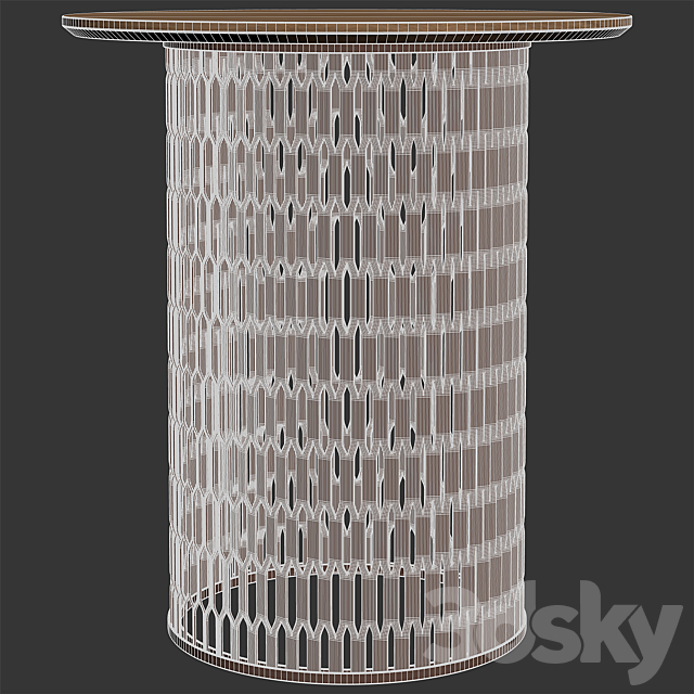 Kettal – Mesh Side Table D48 3DSMax File - thumbnail 2