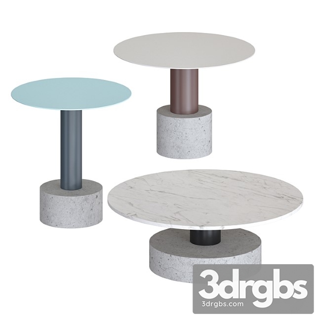 Kettal roll – coffee tables - thumbnail 1