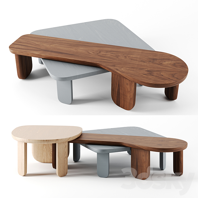 Kim side tables by DeLaEspada 3DSMax File - thumbnail 1