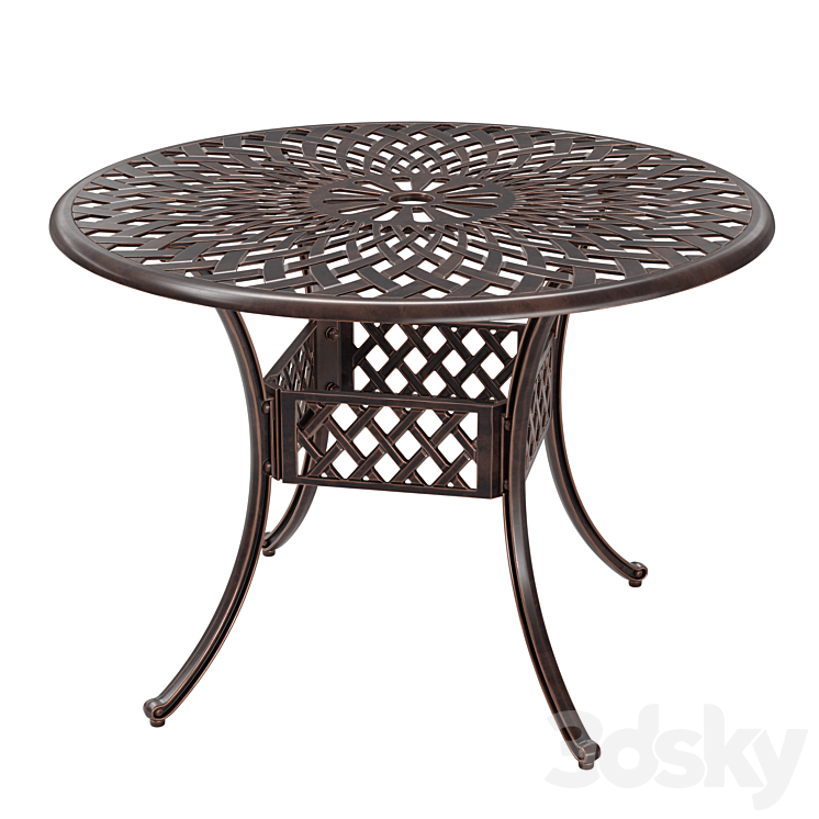 “Kinger Home – 41″” Aiden Round Patio Table” 3DS Max - thumbnail 1