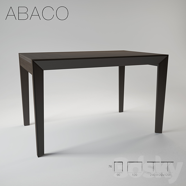 Kitchen tables ABACO 3DSMax File - thumbnail 1