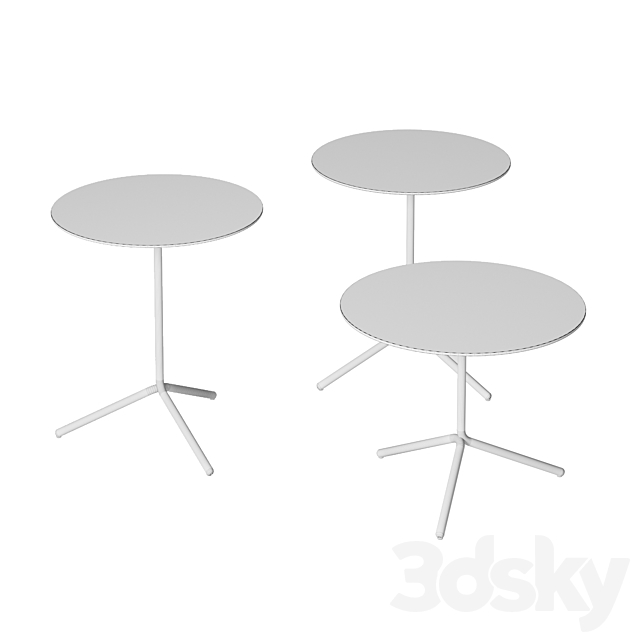 Kiwi table set. living divani 3DSMax File - thumbnail 3