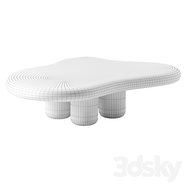 KLAKSA Coffee table by NUMO 3DSMax File - thumbnail 2