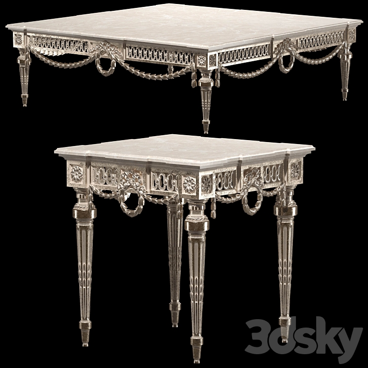 kosovart daphne coffee tables 3DS Max Model - thumbnail 1