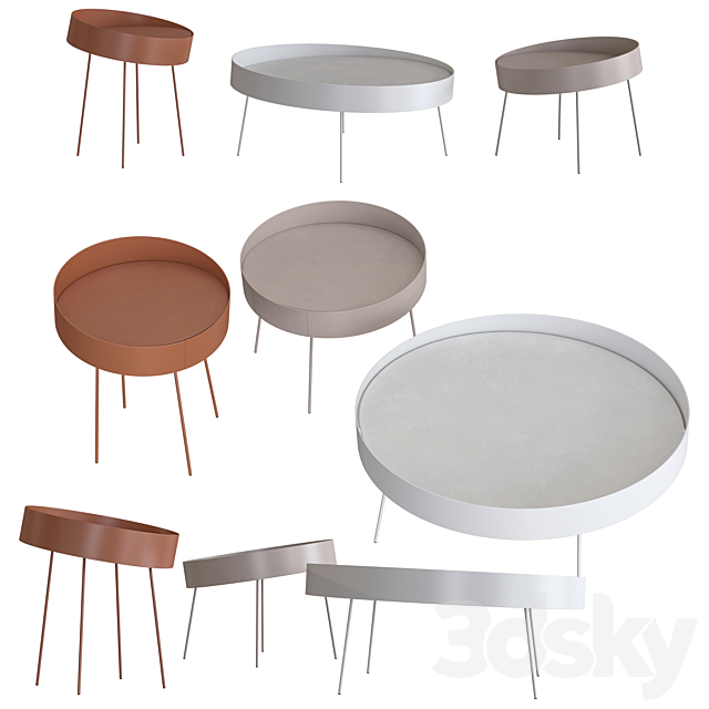 Kozienko Coin Tables 3DSMax File - thumbnail 1