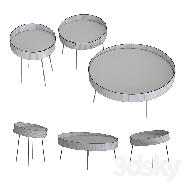 Kozienko Coin Tables 3DSMax File - thumbnail 2