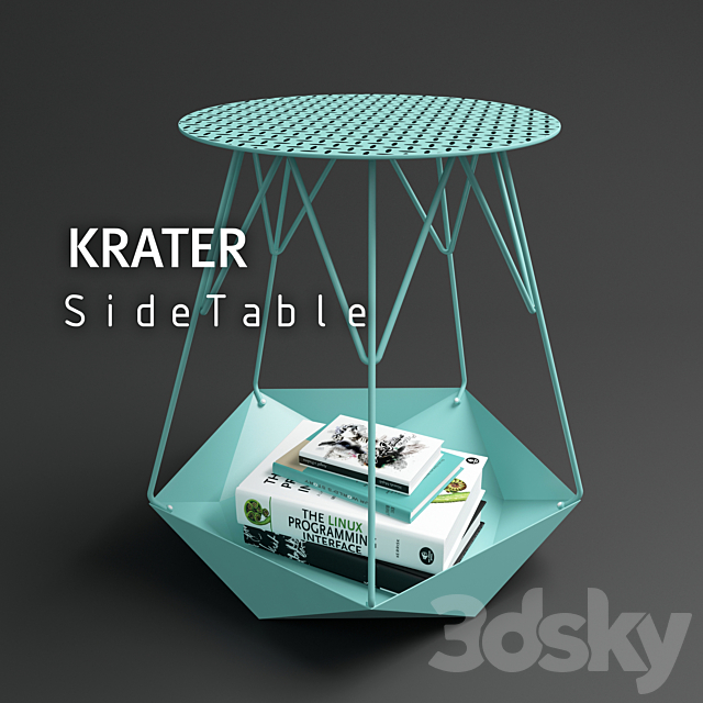 KRATER Side Table by Levantin Design 3DSMax File - thumbnail 1