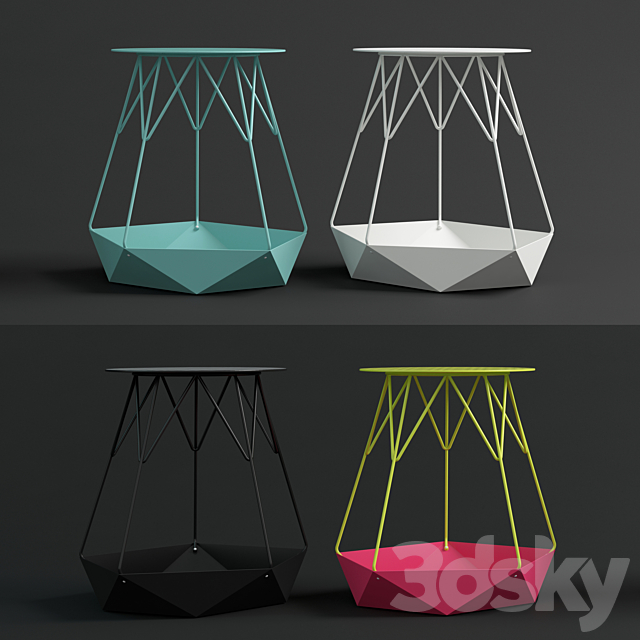 KRATER Side Table by Levantin Design 3DSMax File - thumbnail 2