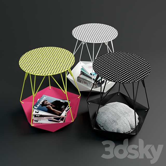 KRATER Side Table by Levantin Design 3DSMax File - thumbnail 3