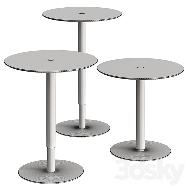 Kristalia PTB Coffee & Side Tables 3DSMax File - thumbnail 2