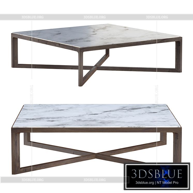 Krusin Coffee Table 3DS Max - thumbnail 3