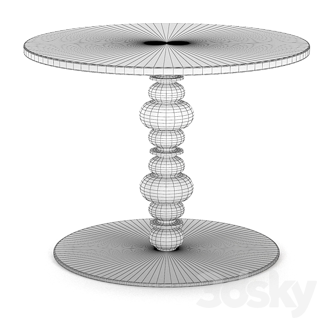 KUF table 3DS Max Model - thumbnail 4