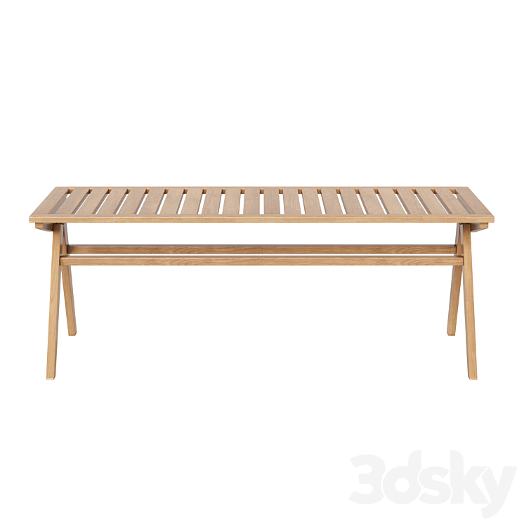 La Redoute Folda garden outdoor table 3DS Max Model - thumbnail 2