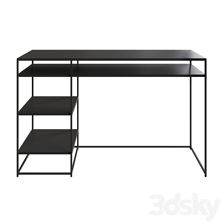 La Redoute Metal Writing Desk Hiba 3DS Max Model - thumbnail 2