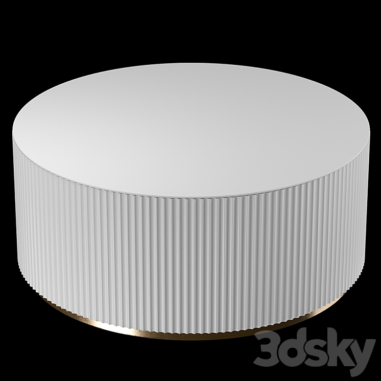 LaLume designer coffee table 3DS Max Model - thumbnail 1