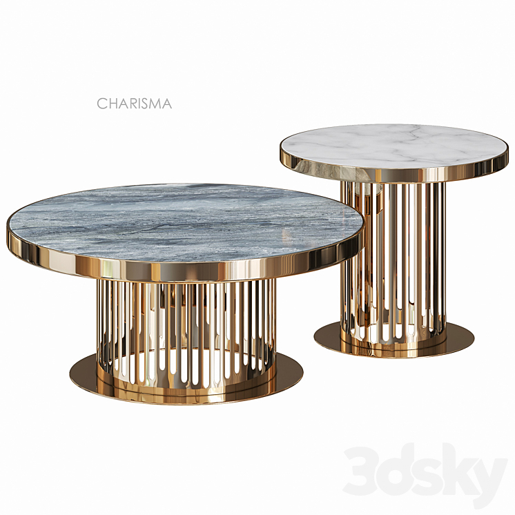 LaLume MB20688-23 coffee table 3DS Max Model - thumbnail 2