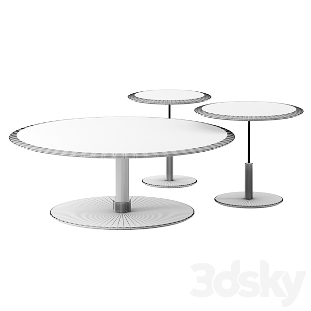 Lancer coffee tables by Bernhardt Design 3DSMax File - thumbnail 2