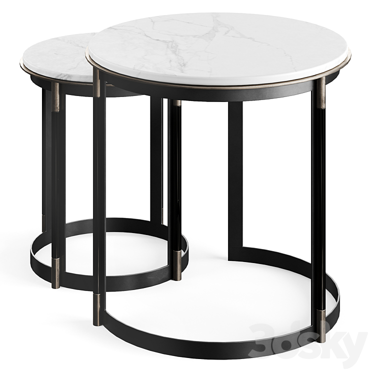 Laskasas Lyssa Coffee Table 3DS Max - thumbnail 2