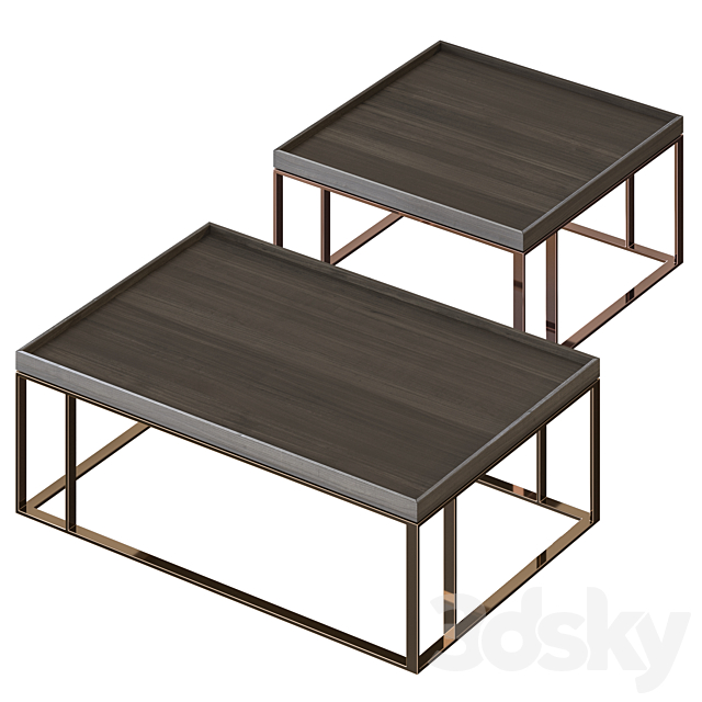 Laskasas Raw Coffee Tables 3DSMax File - thumbnail 1