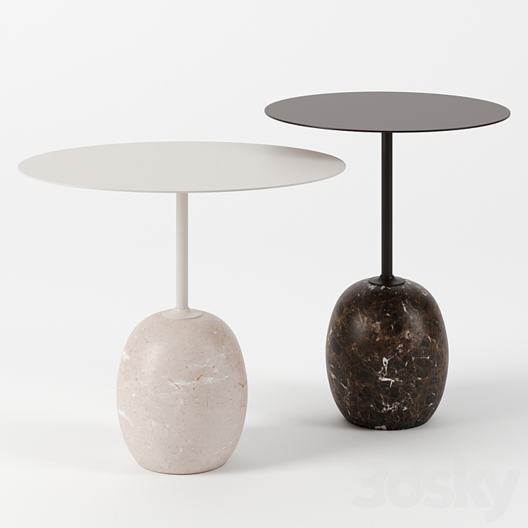 Lato tables by & Tradition 3DS Max - thumbnail 1