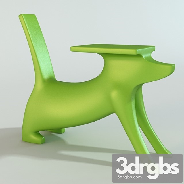 Le Chien Savant Desk 3dsmax Download - thumbnail 1