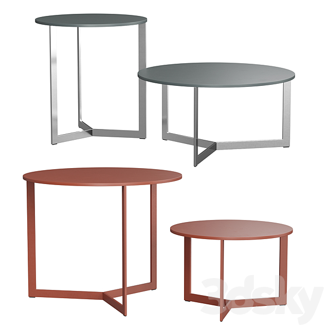 Lema Sign coffee tables 3dsMax Model - thumbnail 2