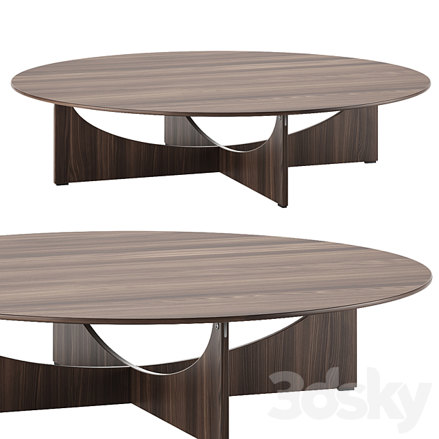 LIDO | Coffee table by minotti 3DSMax File - thumbnail 1