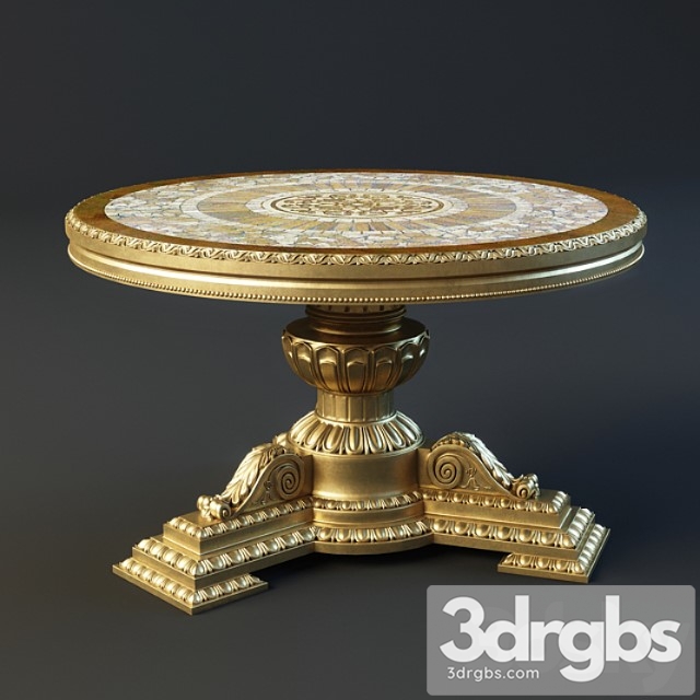 Little rettangular table 3dsmax Download - thumbnail 1