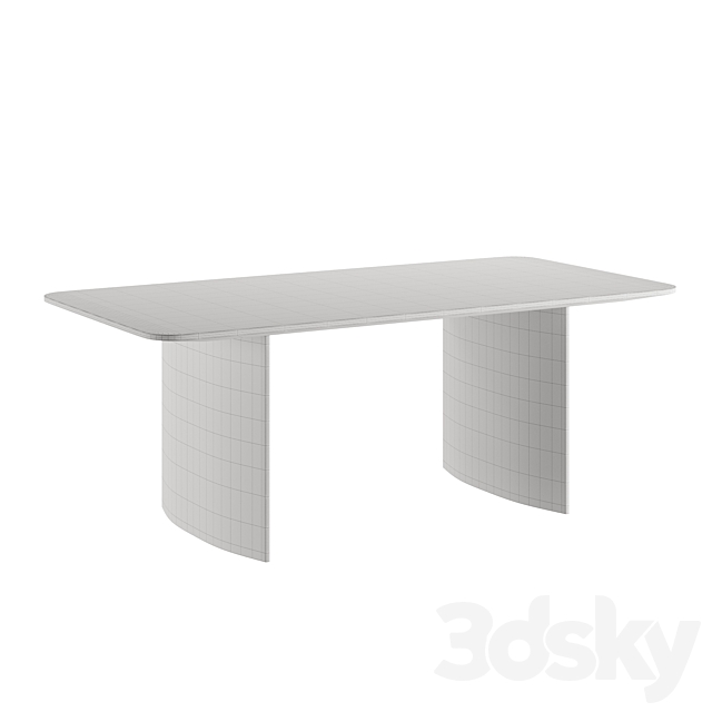 Litto table 200cm 3DS Max Model - thumbnail 2