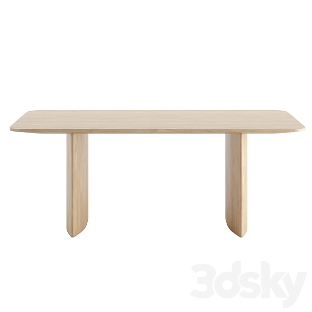 Litto table 200cm 3DS Max Model - thumbnail 3