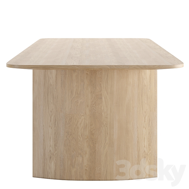 Litto table 200cm 3DS Max Model - thumbnail 4