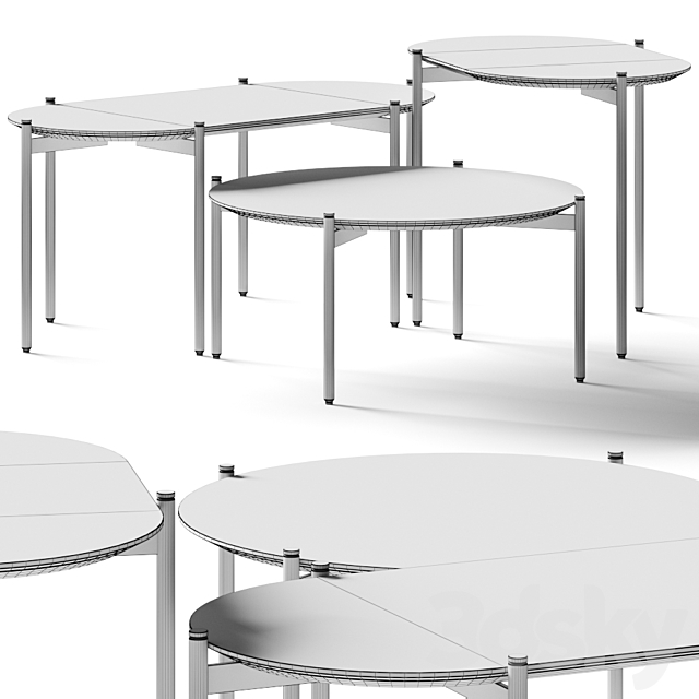 Liu Jo Living Collection Caillou Coffee Tables 3DSMax File - thumbnail 2