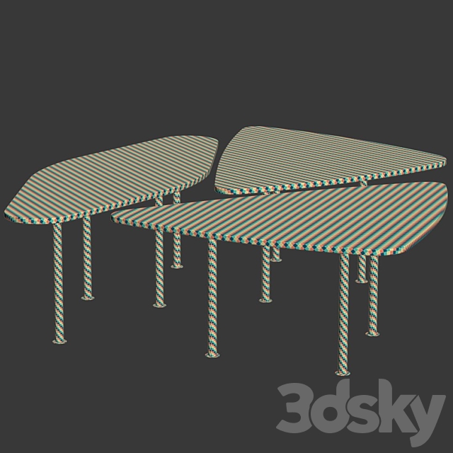 Living room marble tables _ Shaped coffee tables 3DSMax File - thumbnail 5