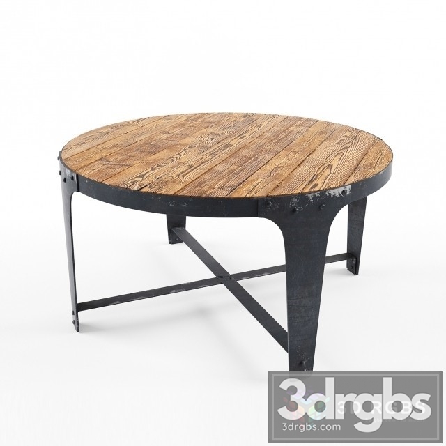 Loft Coffee Table 01 3dsmax Download - thumbnail 1