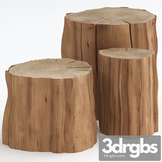 Log Tables With Logs 5 3dsmax Download - thumbnail 1