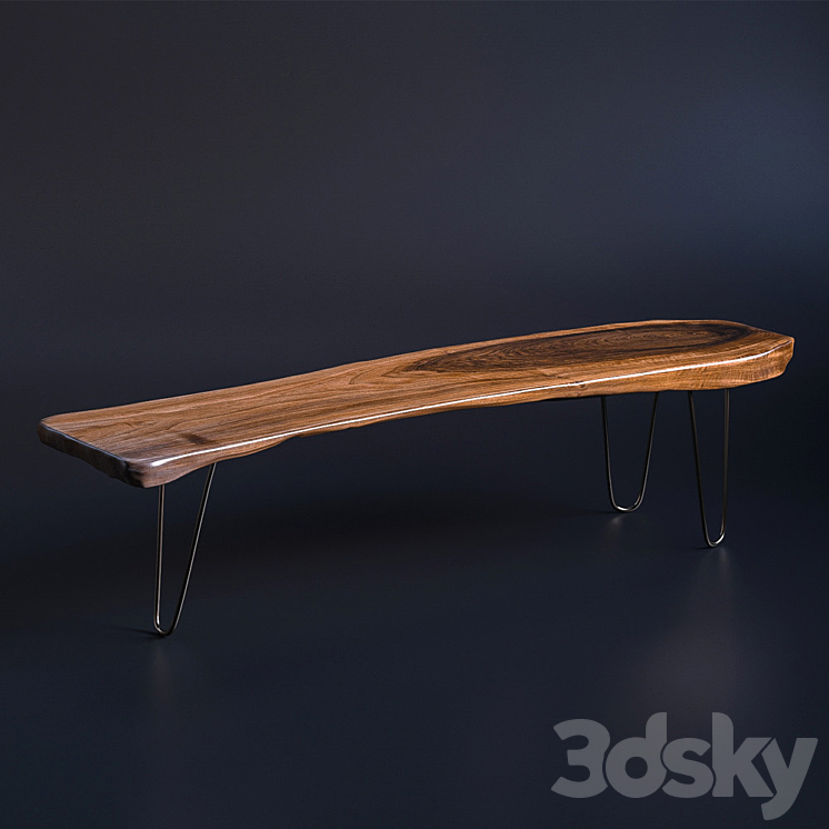 Long Slab | Slab Table 3DS Max - thumbnail 2