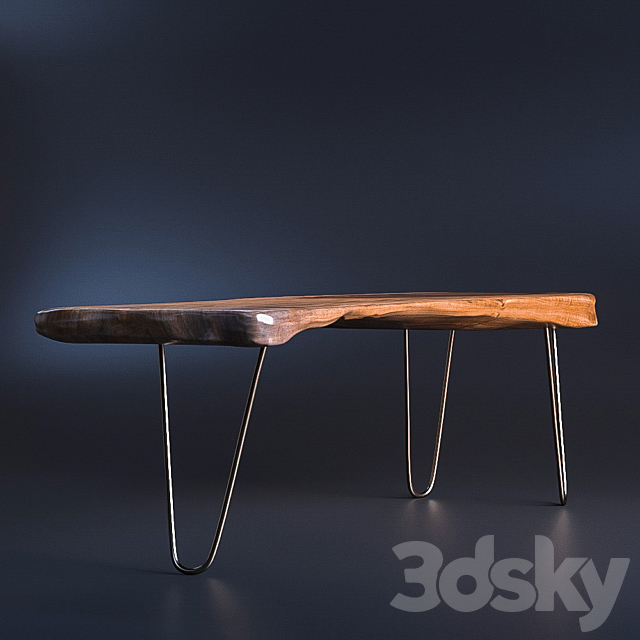 Long Slab | Slab Table 3DSMax File - thumbnail 3