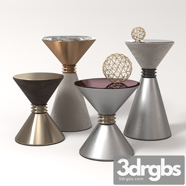 Longhi angie small modular tables 2 3dsmax Download - thumbnail 1