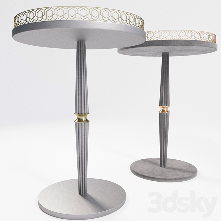 Longhi Gueridon table 3DS Max - thumbnail 2