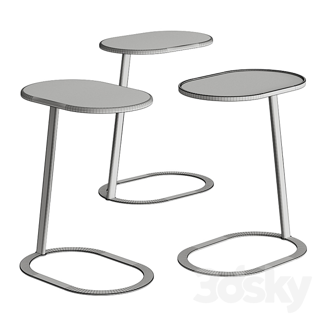 Longhi Kobe Coffee Tables 3DSMax File - thumbnail 2