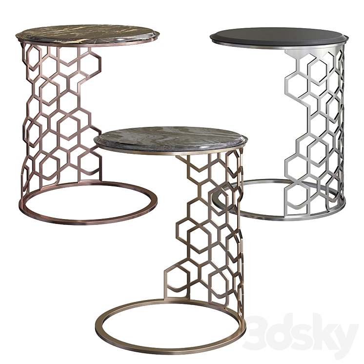 Longhi MARTIN SIDE TABLE BY GIUSEPPE IASPARRA 3DS Max - thumbnail 1