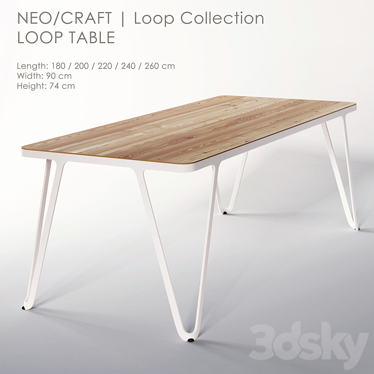 LOOP TABLE 3DS Max - thumbnail 1