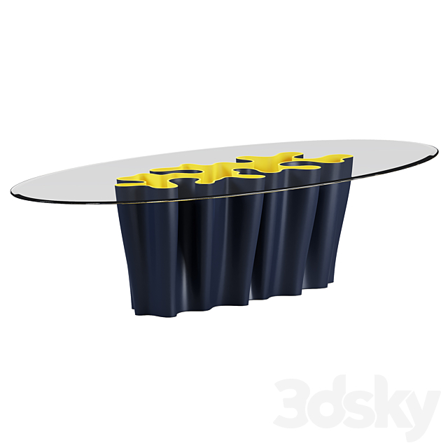 Louis Vuitton – Anemona GM Dining Table 3DS Max Model - thumbnail 2