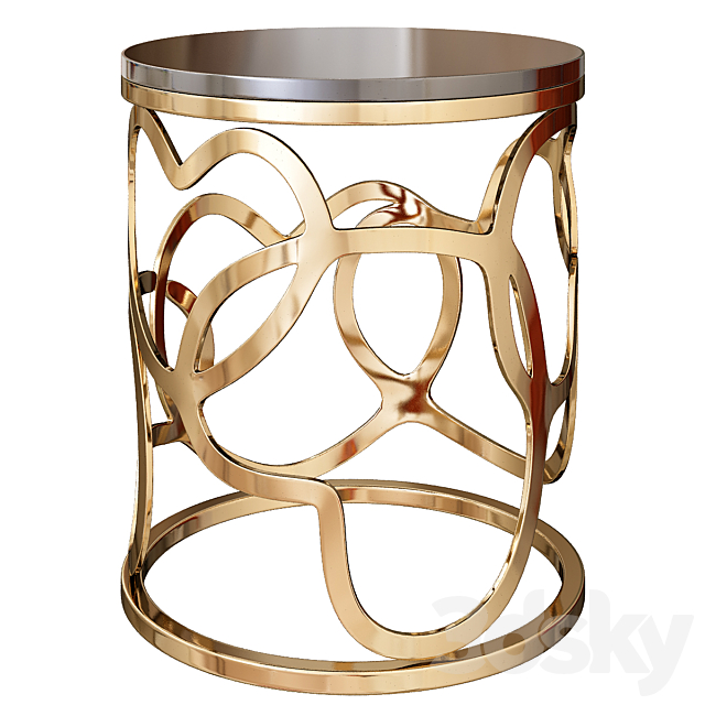 LOVE Side Table titre 3DSMax File - thumbnail 1